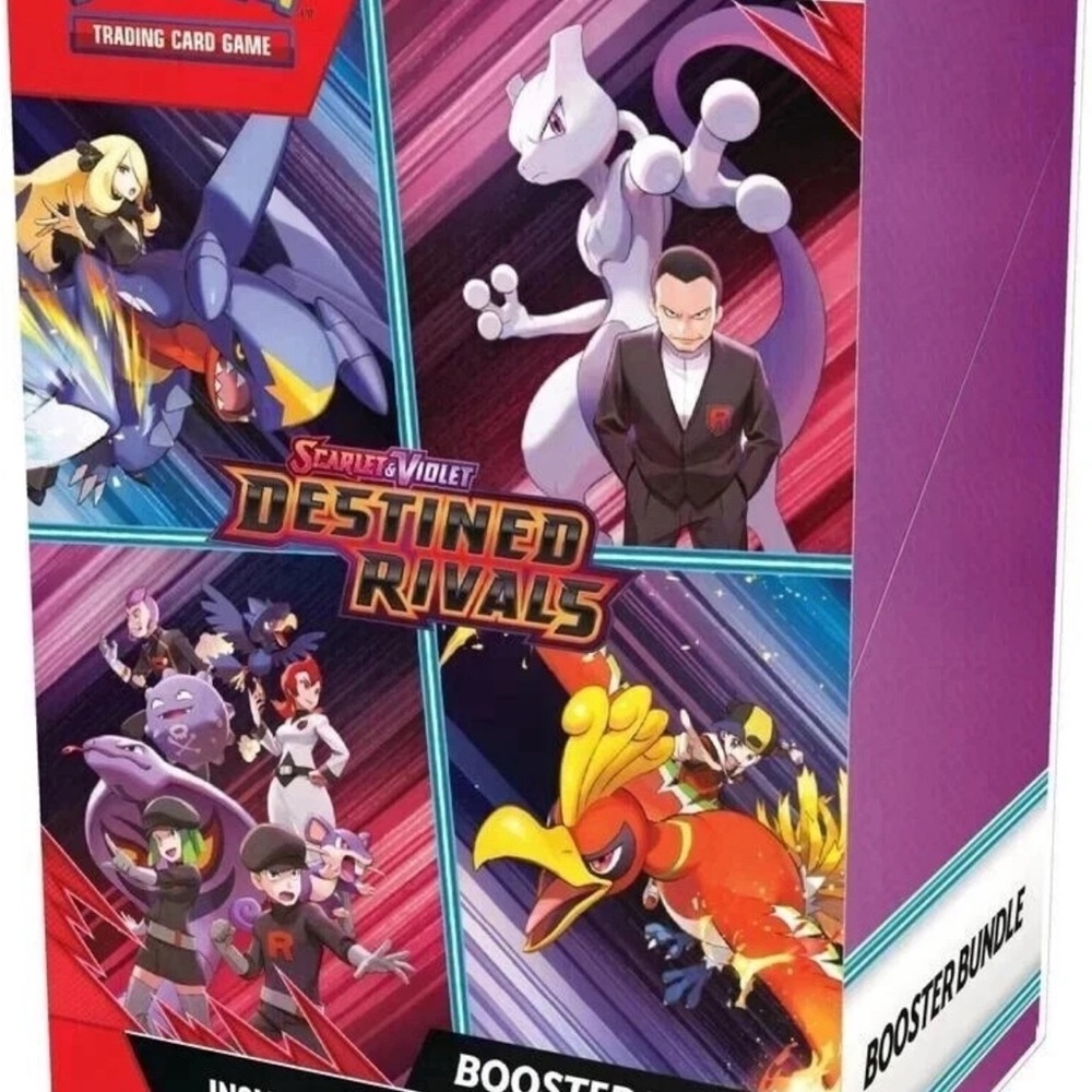 Pokemon Scarlet & Violet Destined Rivals Booster Bundle - Purple, Red, Blue